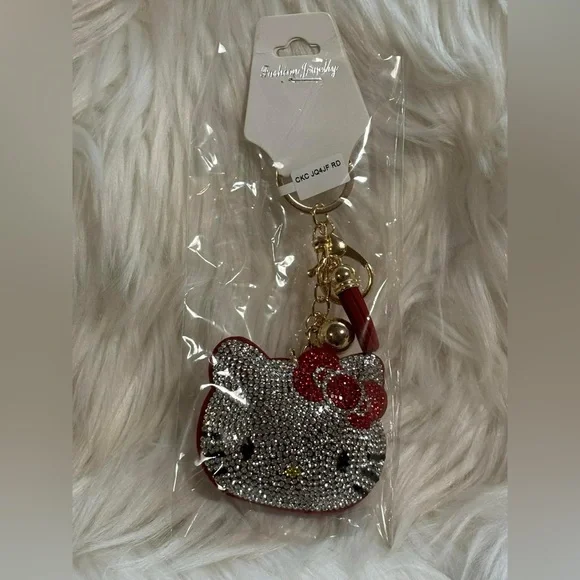 Bling Hello Kitty Key Chain NEW - Picture 4 of 4